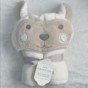Pottery Barn Lamb Baby Bath Wrap